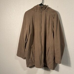 London Fog Men's Brown Hooded Jacket